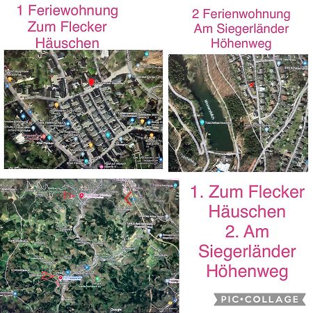 Ferienwohnung " Zum Flecker Haeuschen" In Der Altstadt Freudenberg Фройденгберг Екстер'єр фото
