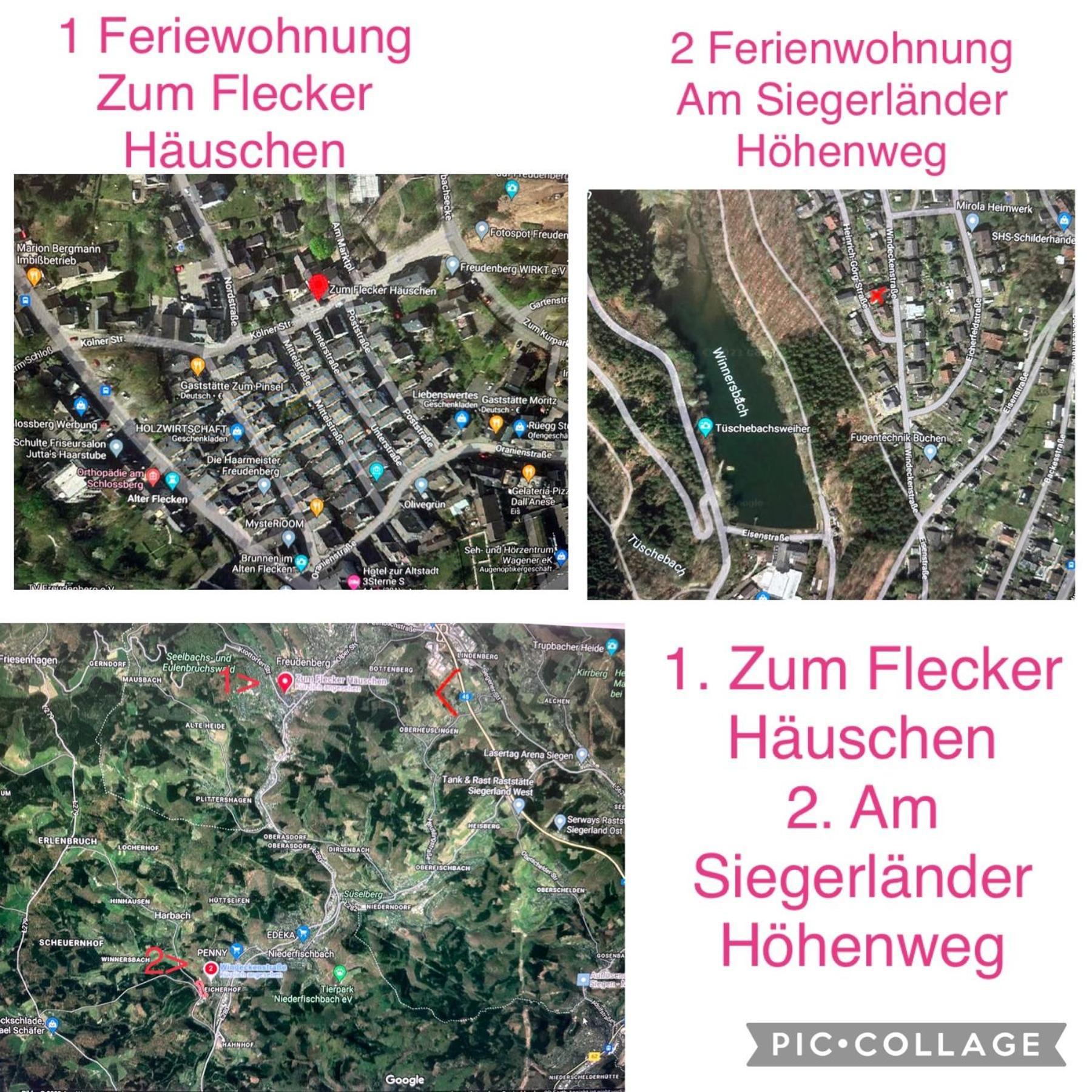 Ferienwohnung " Zum Flecker Haeuschen" In Der Altstadt Freudenberg Фройденгберг Екстер'єр фото